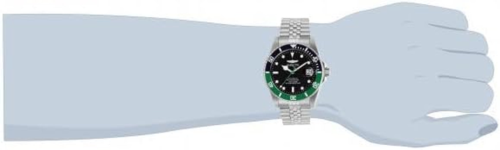 Men'S Pro Diver Automatic Watch with Stainless Steel Band, Silver (Model: 29177)